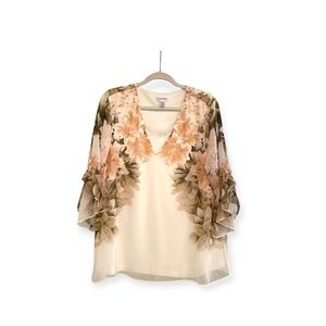 Calvin Klein V-Neck Blouse